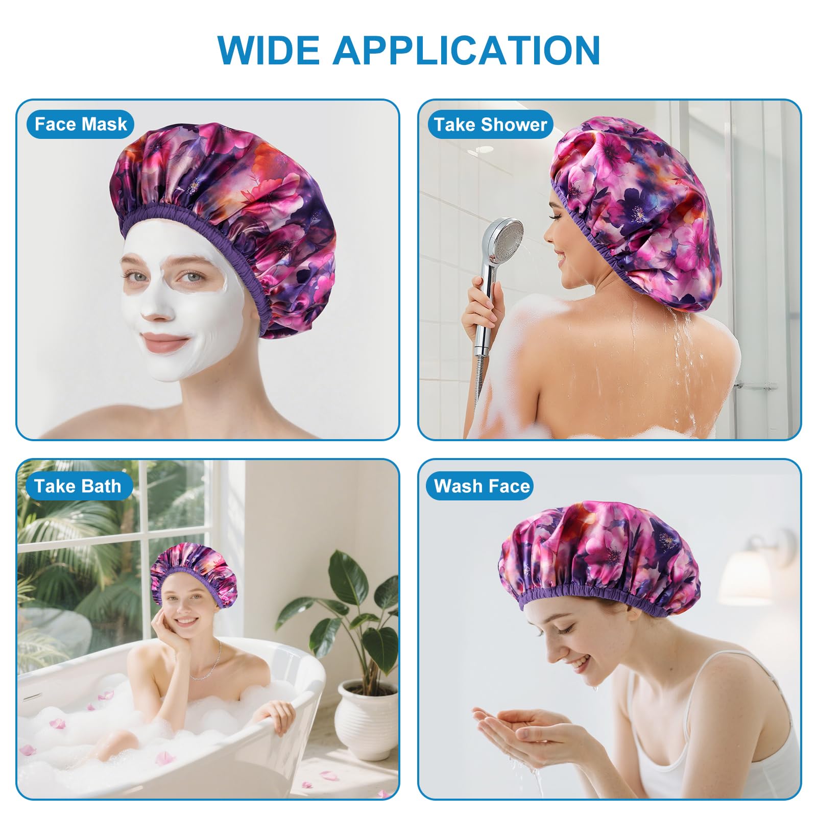 CHFONG capucha estampado moderno purpura ofrece estilo sin renunciar a la protección.