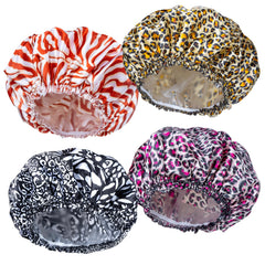 CHFONG four-piece shower cap pattern-1 keeps hair dry during shower