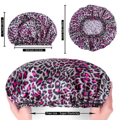 CHFONG four-piece shower cap pattern-4 vibrant print brightens routine