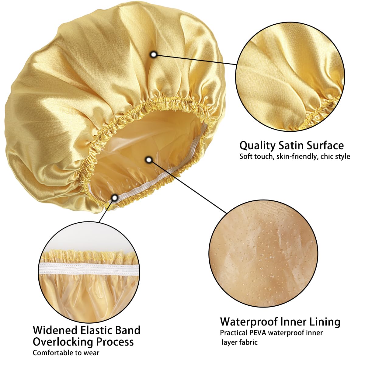 Costuras duraderas de la gorra CHFONG con ajuste seguro.