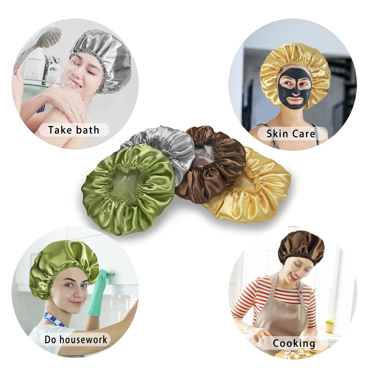 Gorra CHFONG para uso diario en baño, cocina o spa.