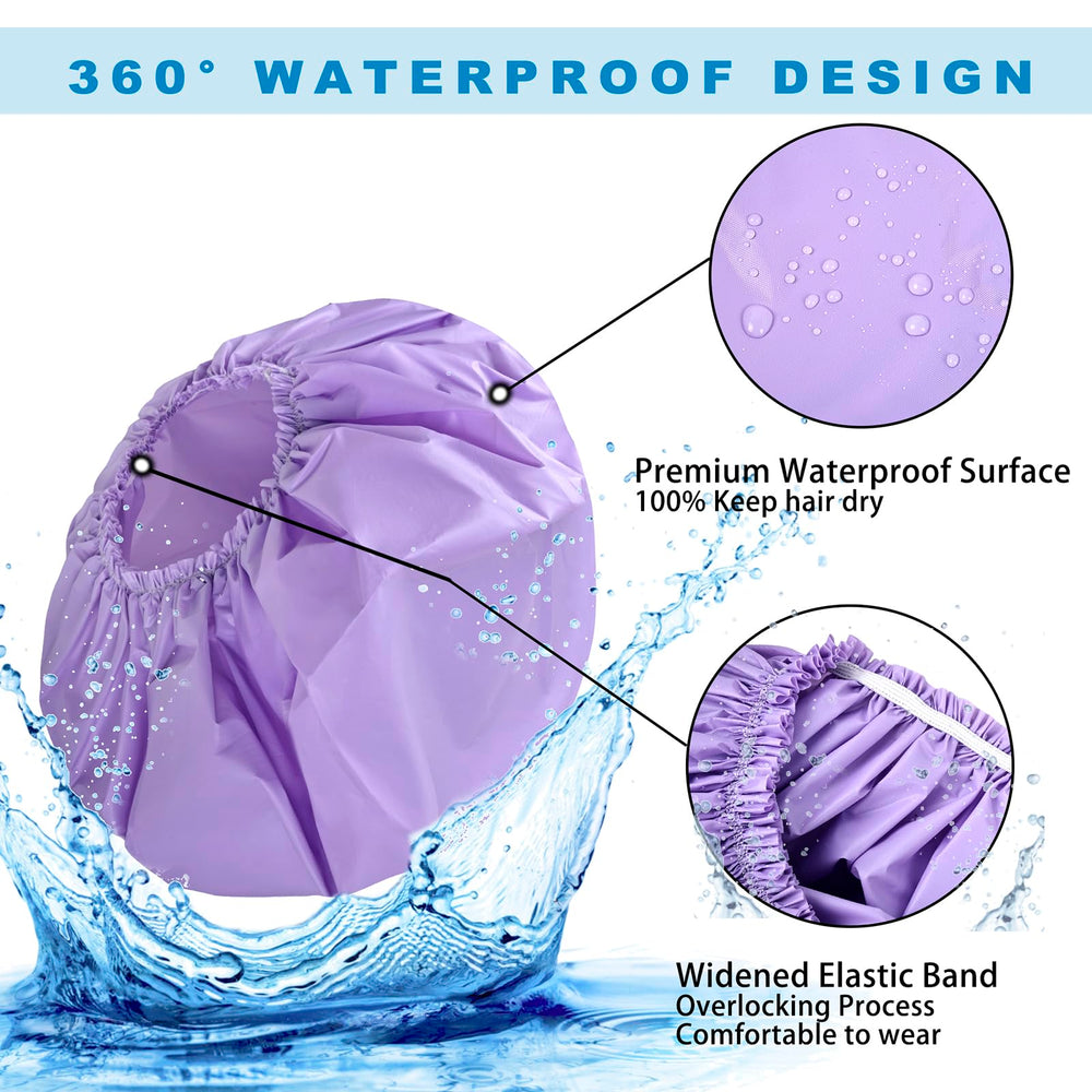 CHFONG jumbo shower cap is ideal for spa days and masks.