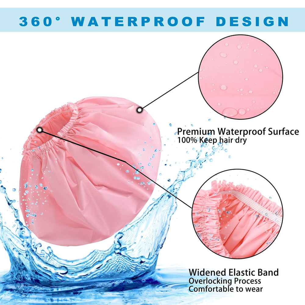 CHFONG secure nape fit keeps hair neat during baths.