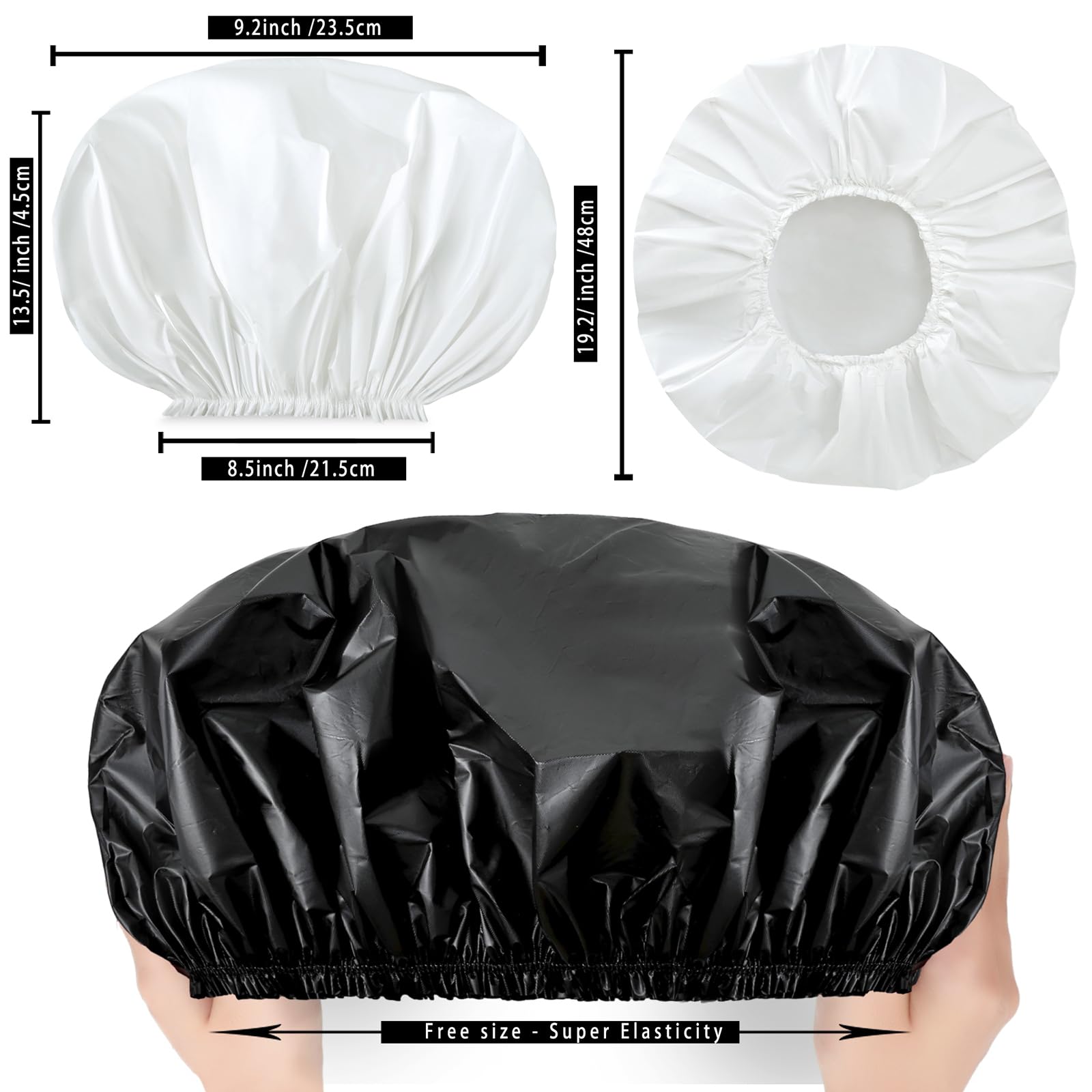 CHFONG cap designed for curly hair and locs with snug fit