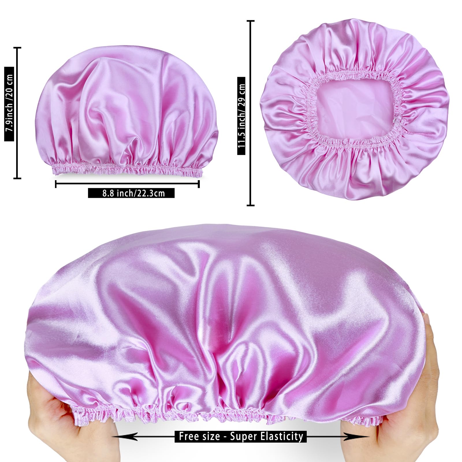 CHFONG shower cap ideal for spa, makeup, and facial masks