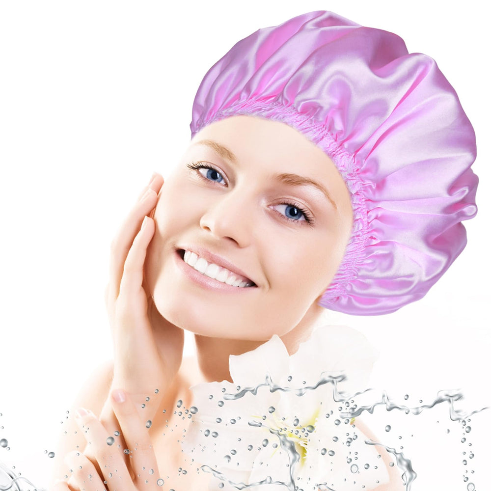 CHFONG waterproof cap secures hair at the nape for fit