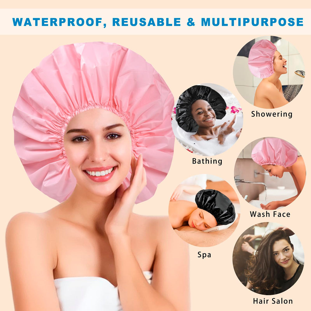 CHFONG two-color design adds style while protecting hair from water.