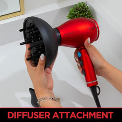 CHI 1875 Series Ionic Compact Hair Dryer, ion generator reducing frizz and boosting shine.