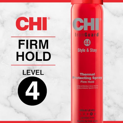 CHI 44 Iron Guard proporciona brillo vibrante cuidando el cabello.