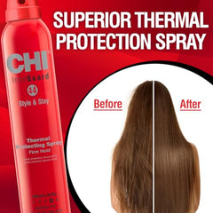 CHI 44 Iron Guard ofrece peinado firme con brillo y control diario.