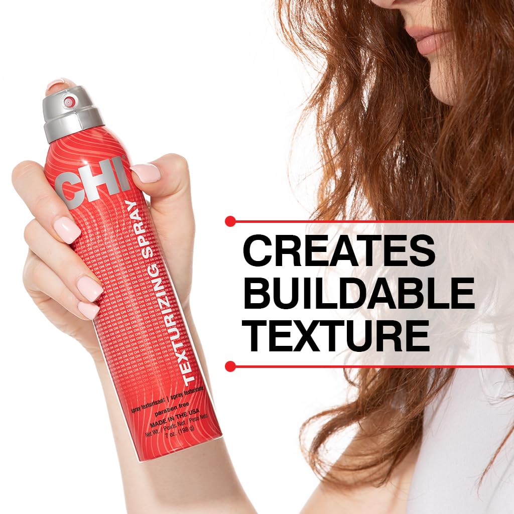 CHI aerosol texturizante aplicacion en cabello para definir textura