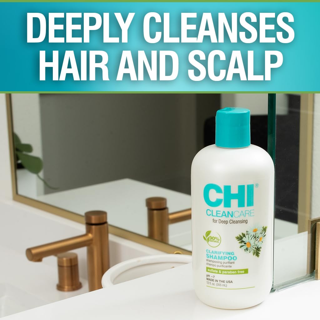 CHI CleanCare cabello con aspecto renovado tras la limpieza