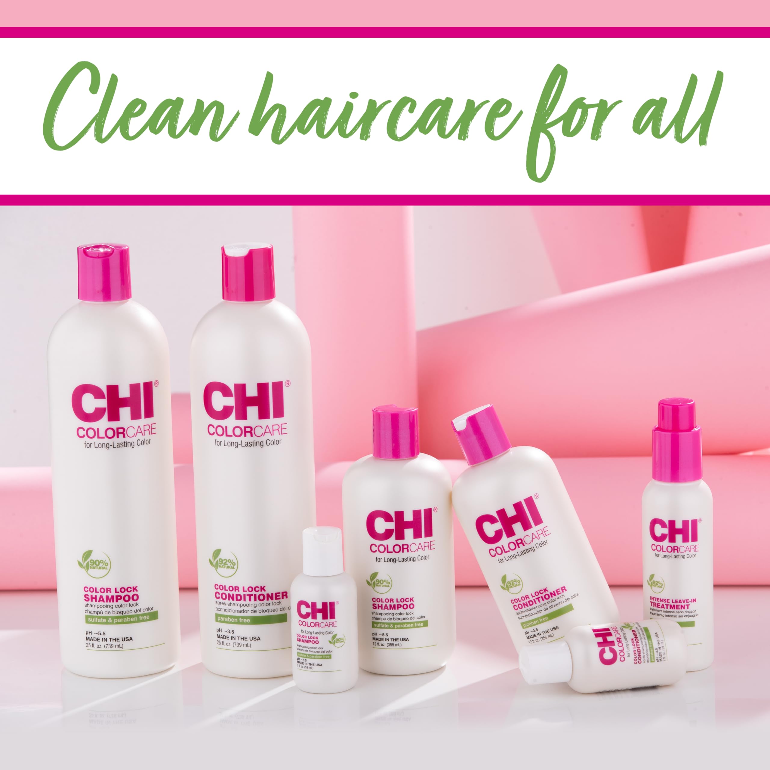 CHI ColorCare Color Lock Conditioner: cabello coloreado con brillo intenso tras uso