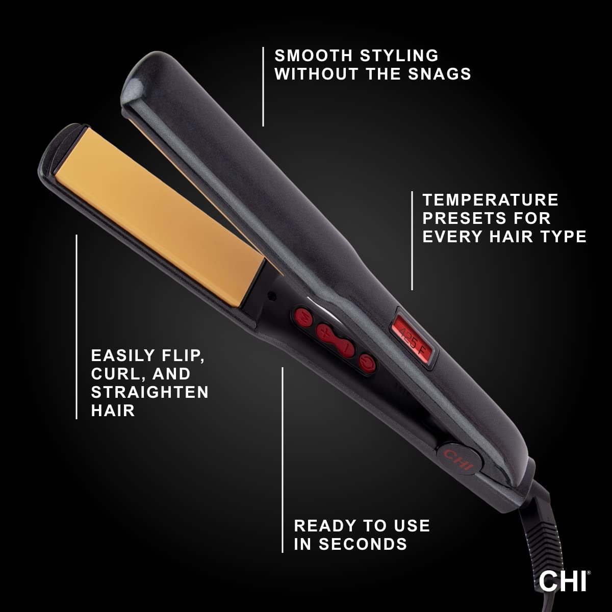 CHI G2 smooth glide and frizz-free finish for everyday styling.