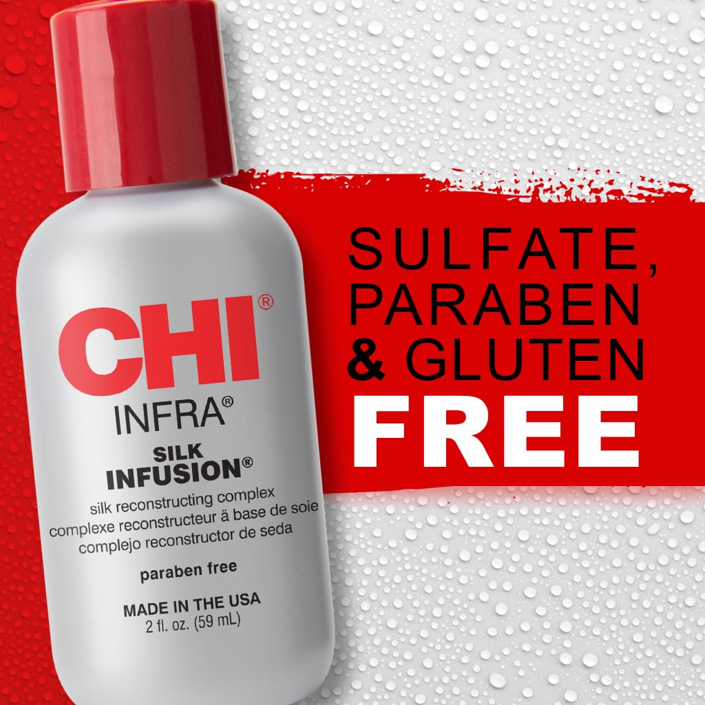CHI Infra Silk Infusion aporta brillo y suavidad al cabello con poco peso