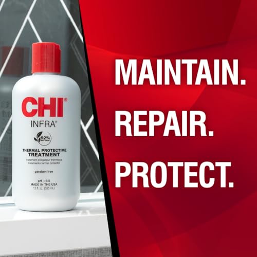 Chi Infra Línea cerámica Interlink aporta hidratación y fuerza al cabello.