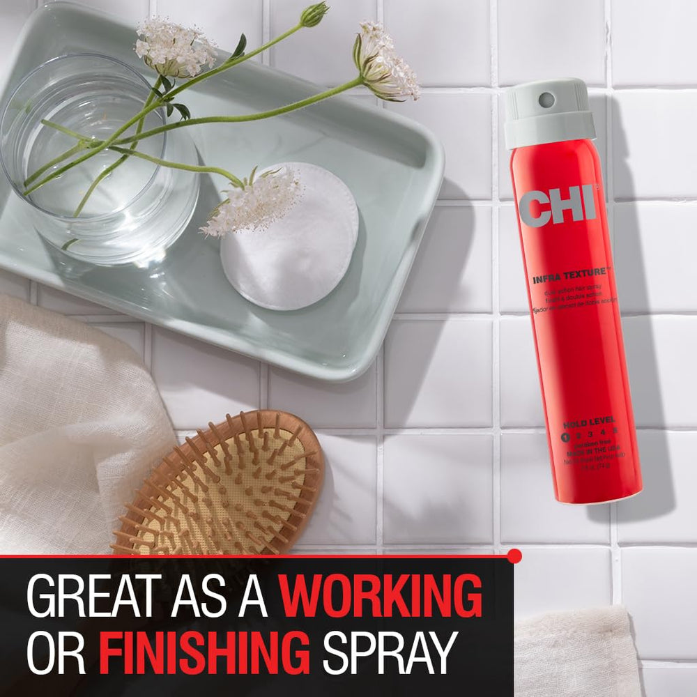 CHI Infra Texture Spray protege la fibra capilar contra la humedad