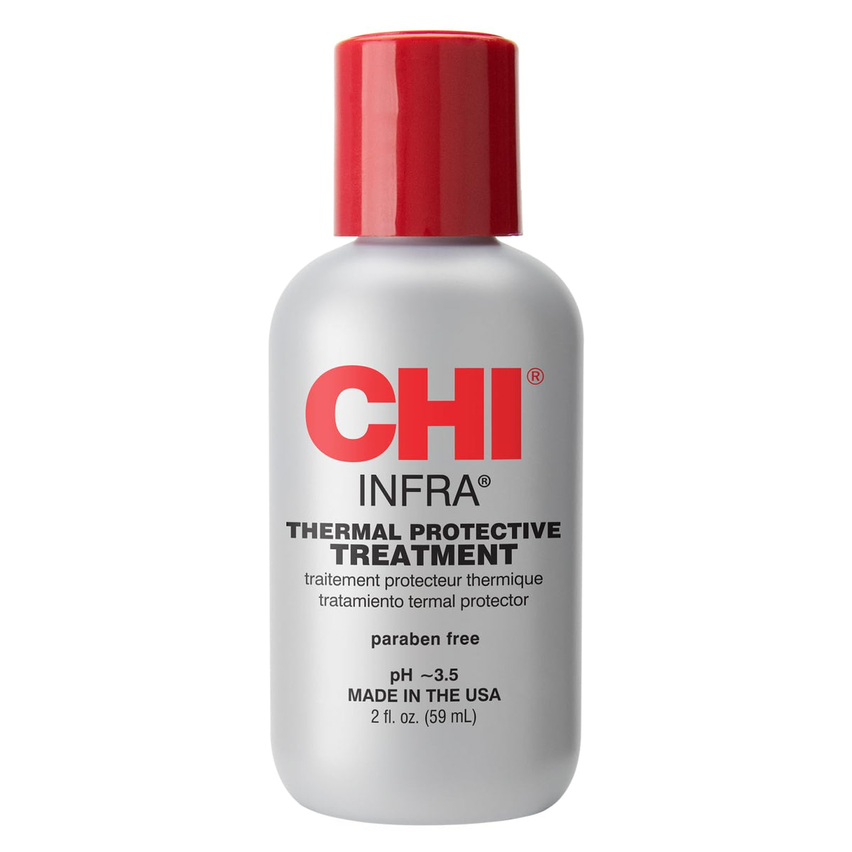 CHI Infra Thermal Protective Treatment bottle showing color protection and shine.