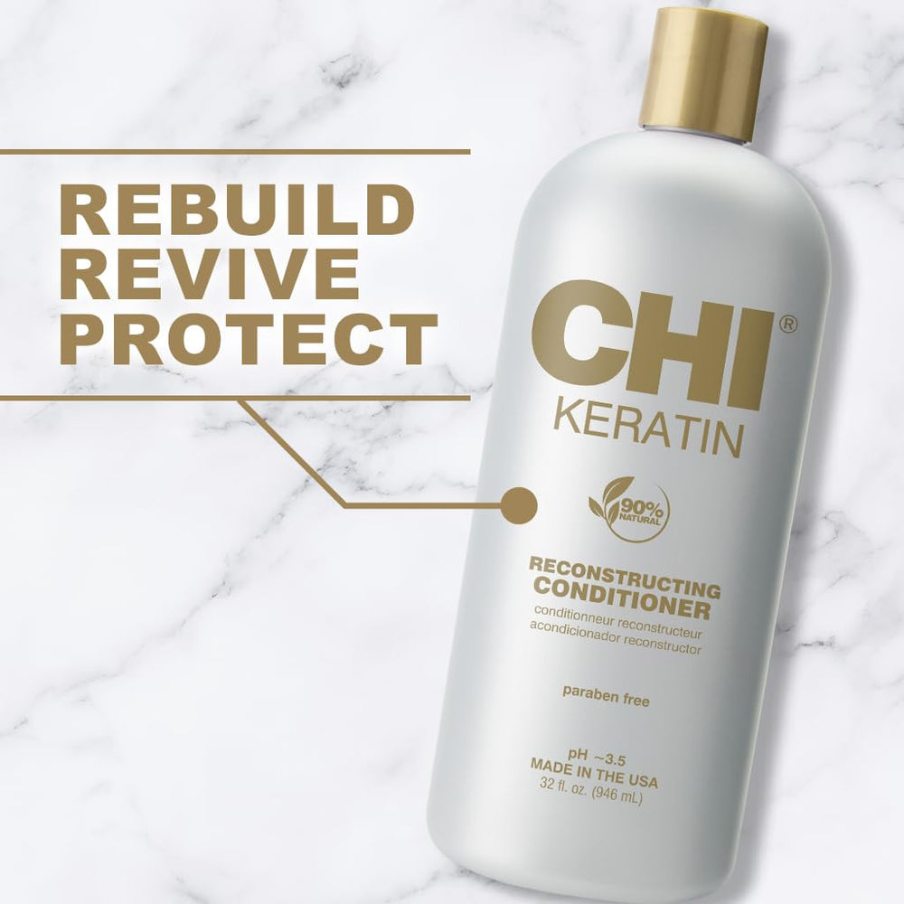 Sulfate-free CHI formula supports gentler cleansing for sensitive scalps