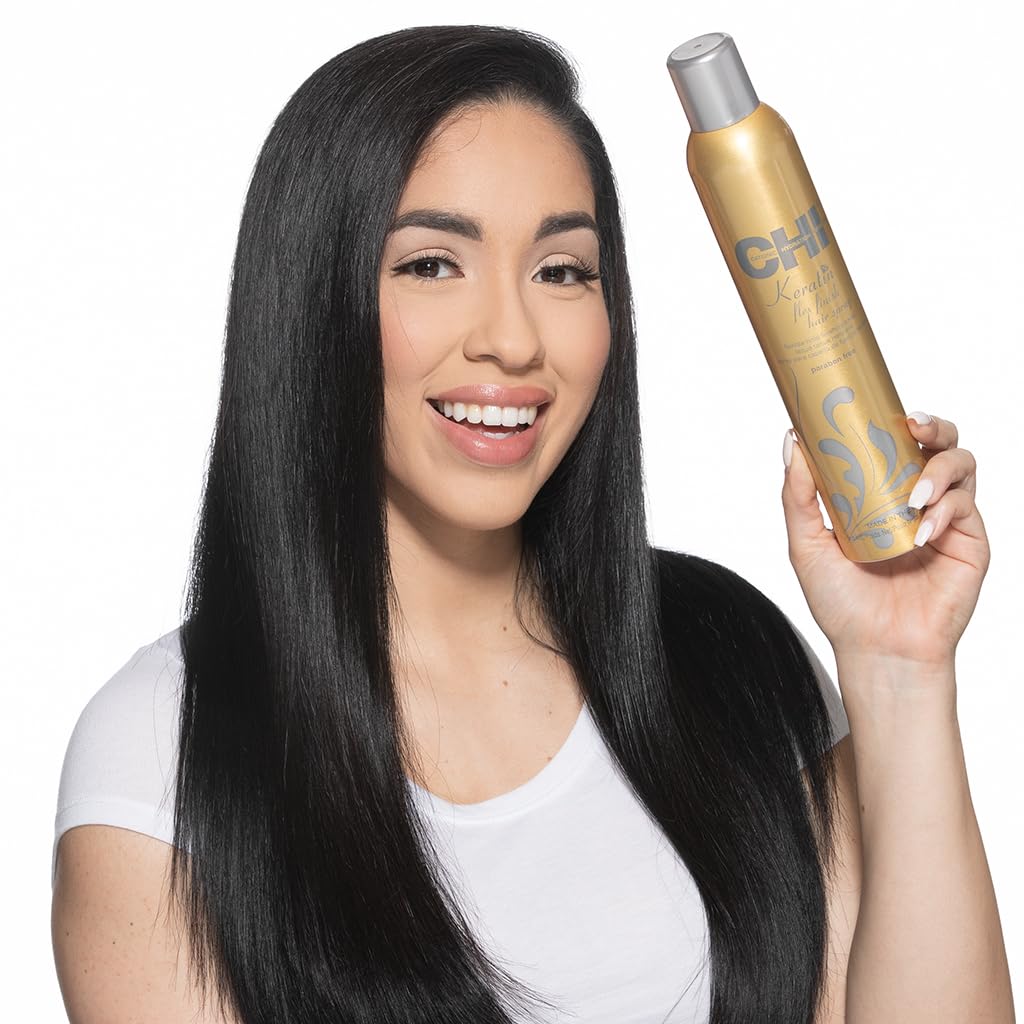Acabado profesional y brillo natural con CHI Keratin Flex Finish