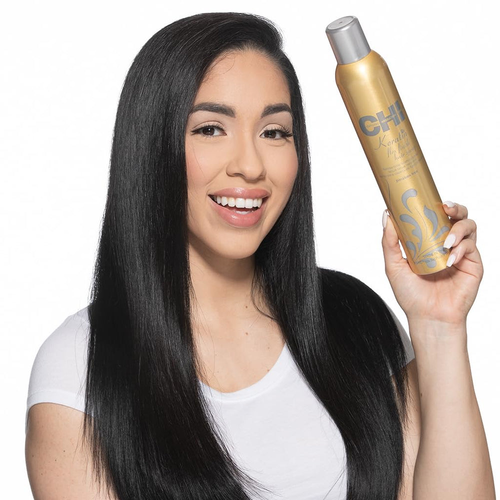 Acabado profesional y brillo natural con CHI Keratin Flex Finish