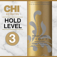 CHI Keratin Flex Finish textura satinada para acabado profesional en casa.