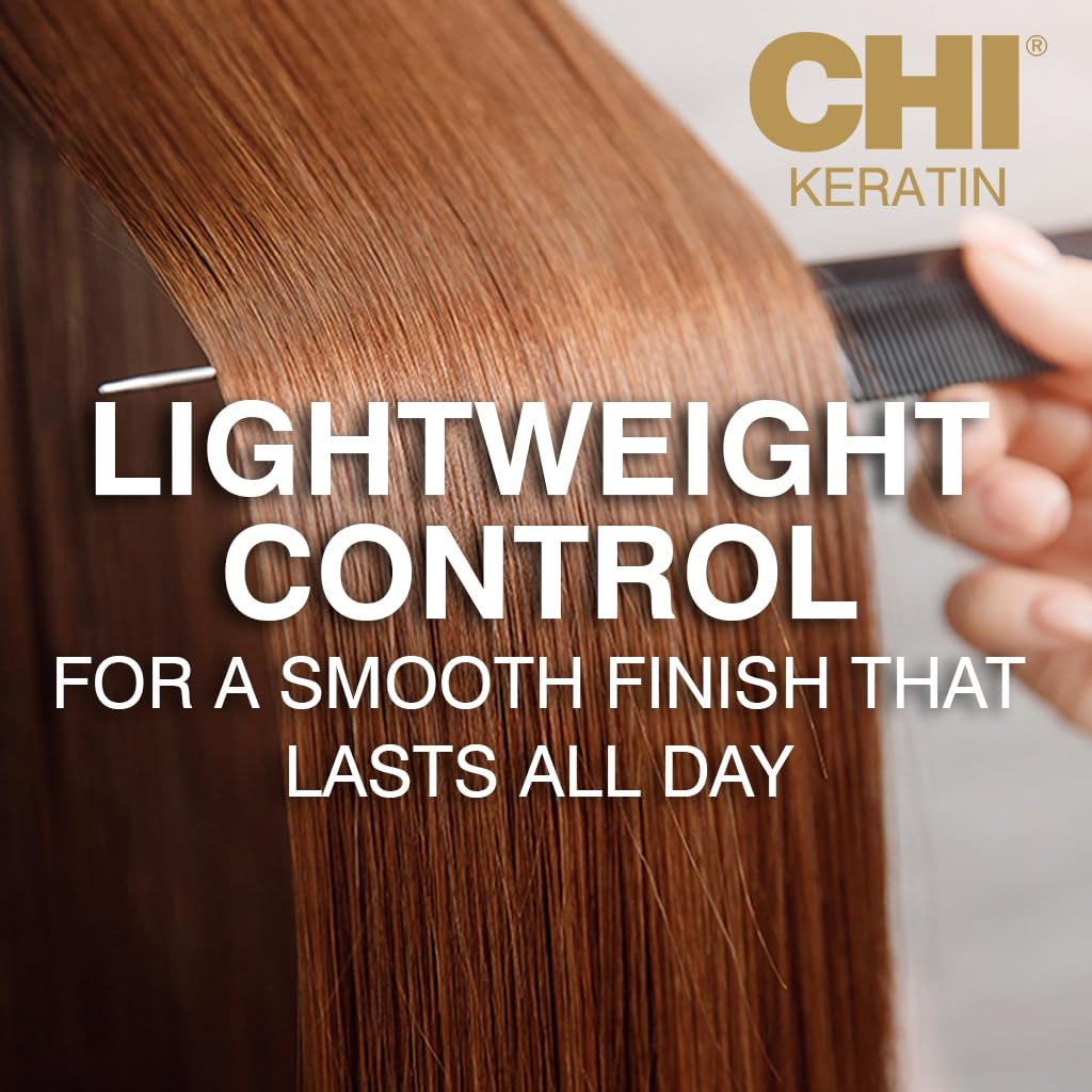 CHI Keratin Flex Finish uso diario para peinados rápidos y consistentes.