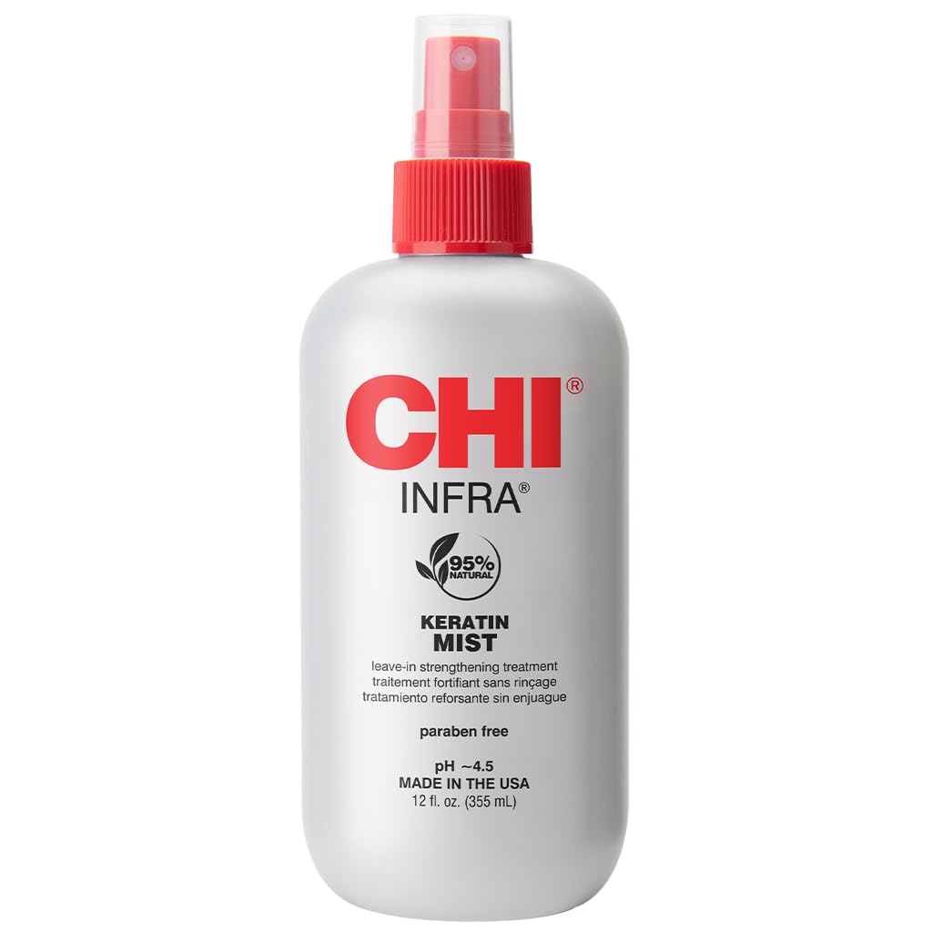 CHI Keratin Mist, botella-proteccion-calor: protege el cabello del calor y aporta brillo.