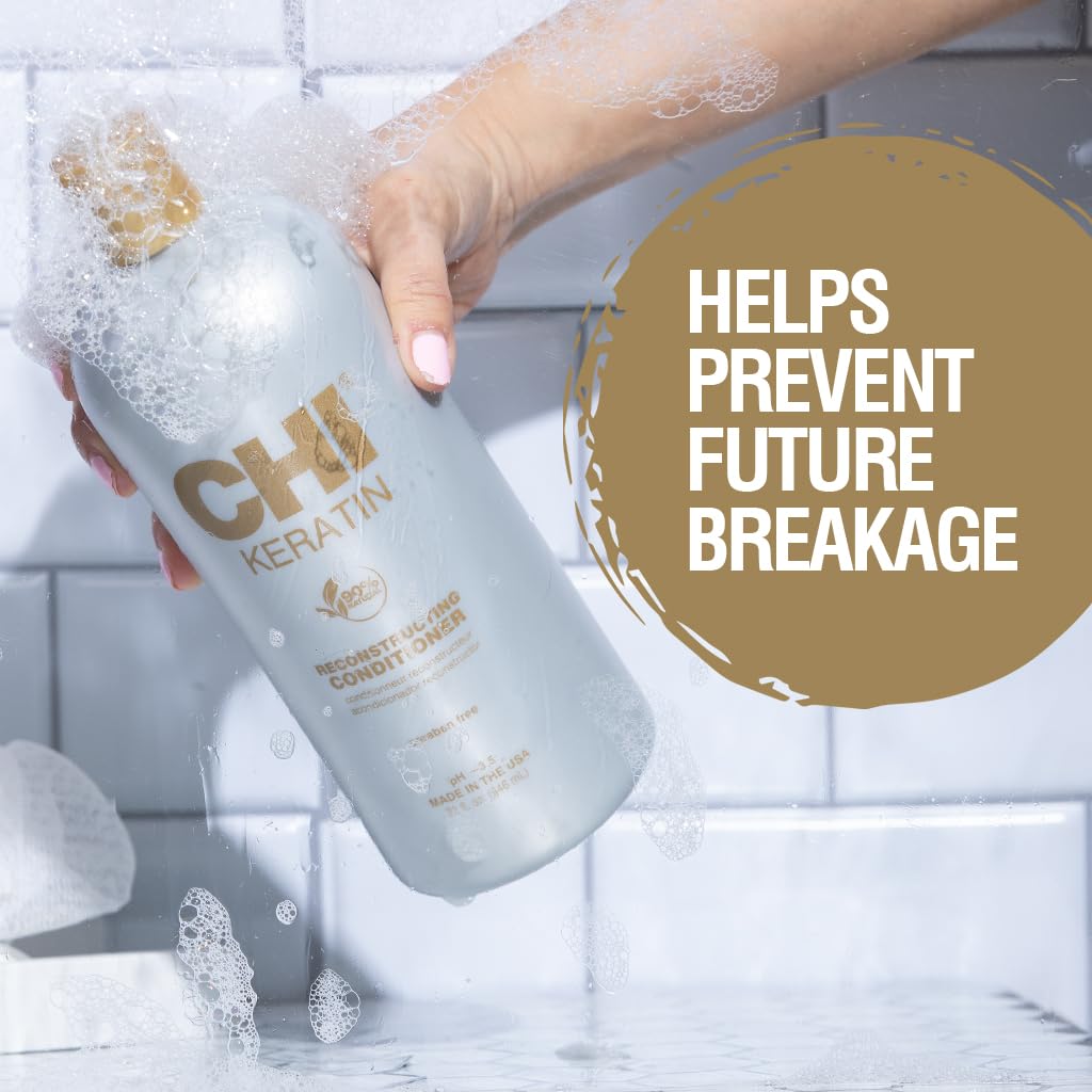 CHI conditioner adds shine and elasticity to dull hair