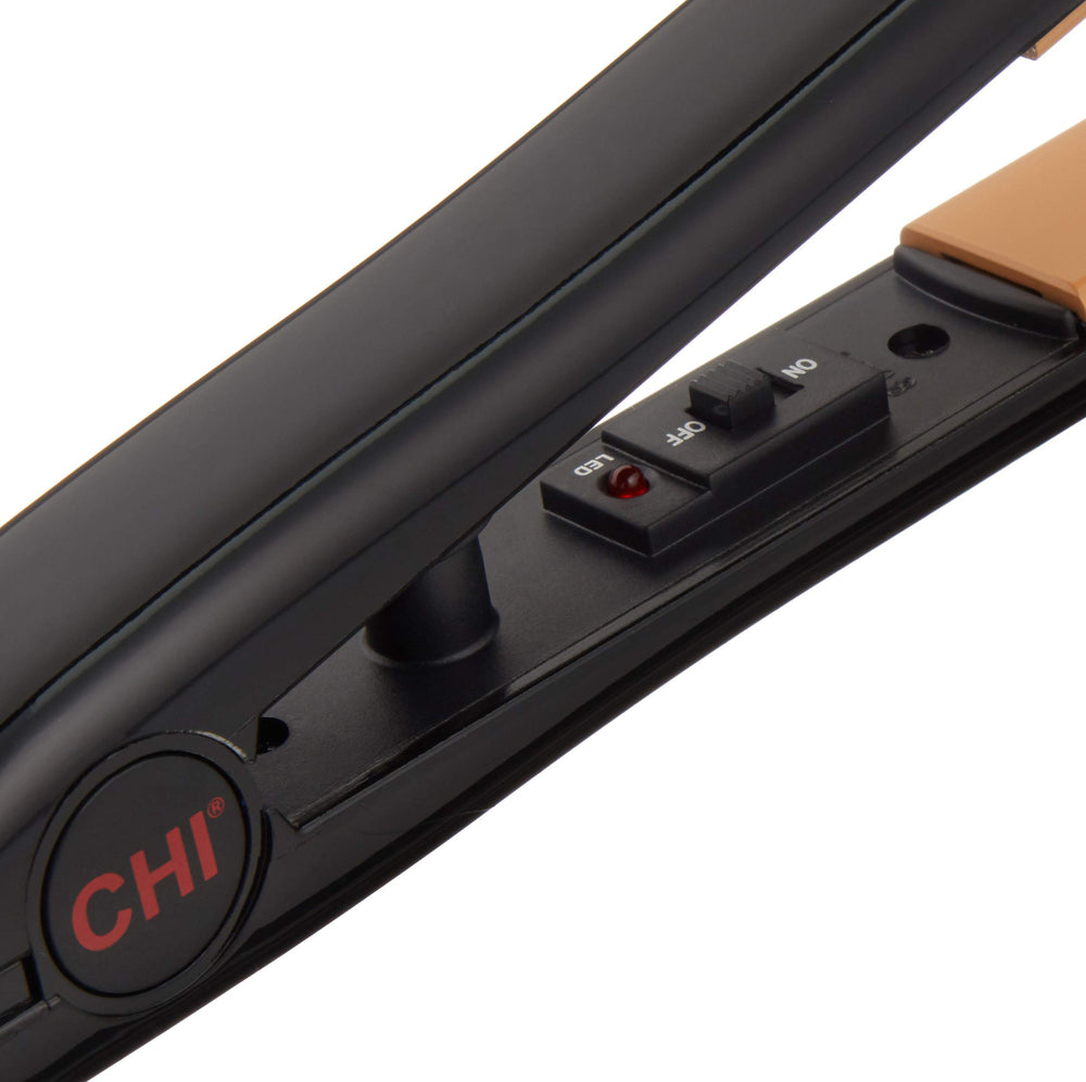 The CHI mini flat iron delivers a silky-smooth finish for on-the-go styling and frizz control.
