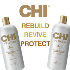 CHI Moisturize It Duo conditioner bottle signaling moisture restoration and smoother hair