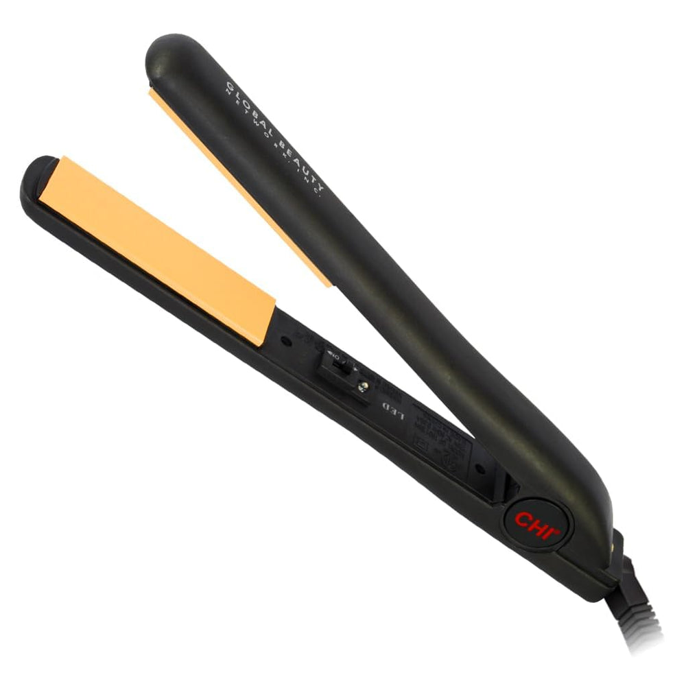 CHI Original Ceramic Flat Iron plates close-up showing smooth glide and even heat distribution.