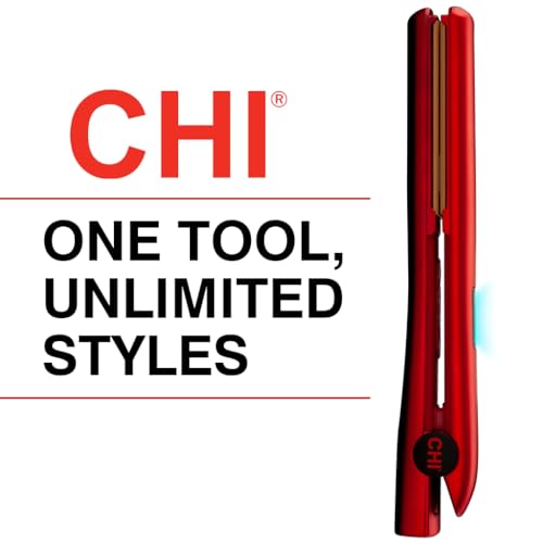 CHI Original Digital Ceramic Straightener in midnight matte black ergonomic housing