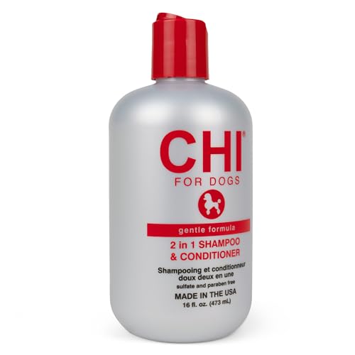 CHI para perros Gentle 2-en-1: aplicación de espuma suave para un lavado cómodo