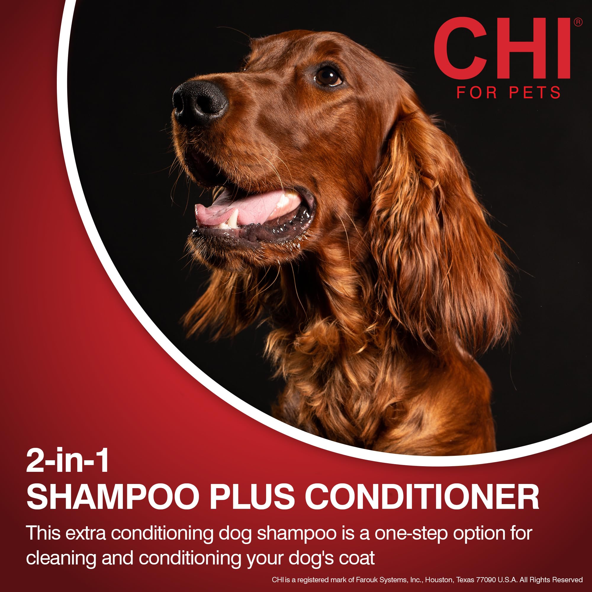 CHI para perros Gentle 2-en-1: contiene proteínas de leche y seda para suavidad