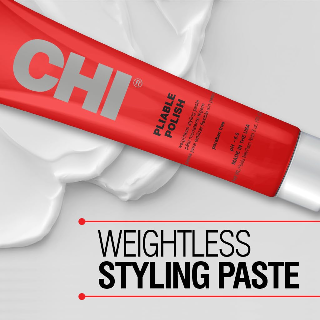 CHI Pliable Polish brillo saludable para acabado suave y radiante.