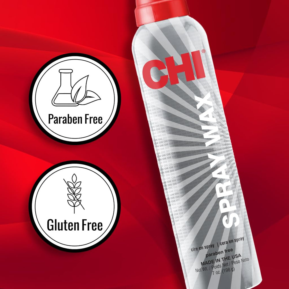 CHI Spray Wax ofrece control de textura dura y duradera.