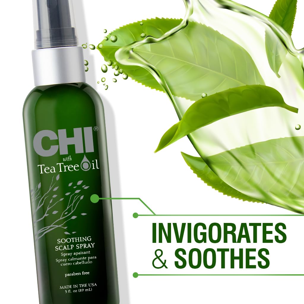 CHI Tea Tree Oil Spray alivia irritación entre lavados