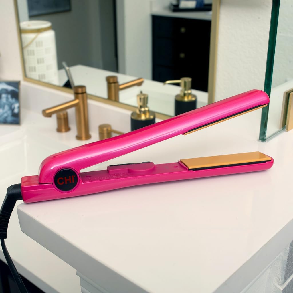 CHI Tourmaline flat iron ergonomic design for comfortable styling