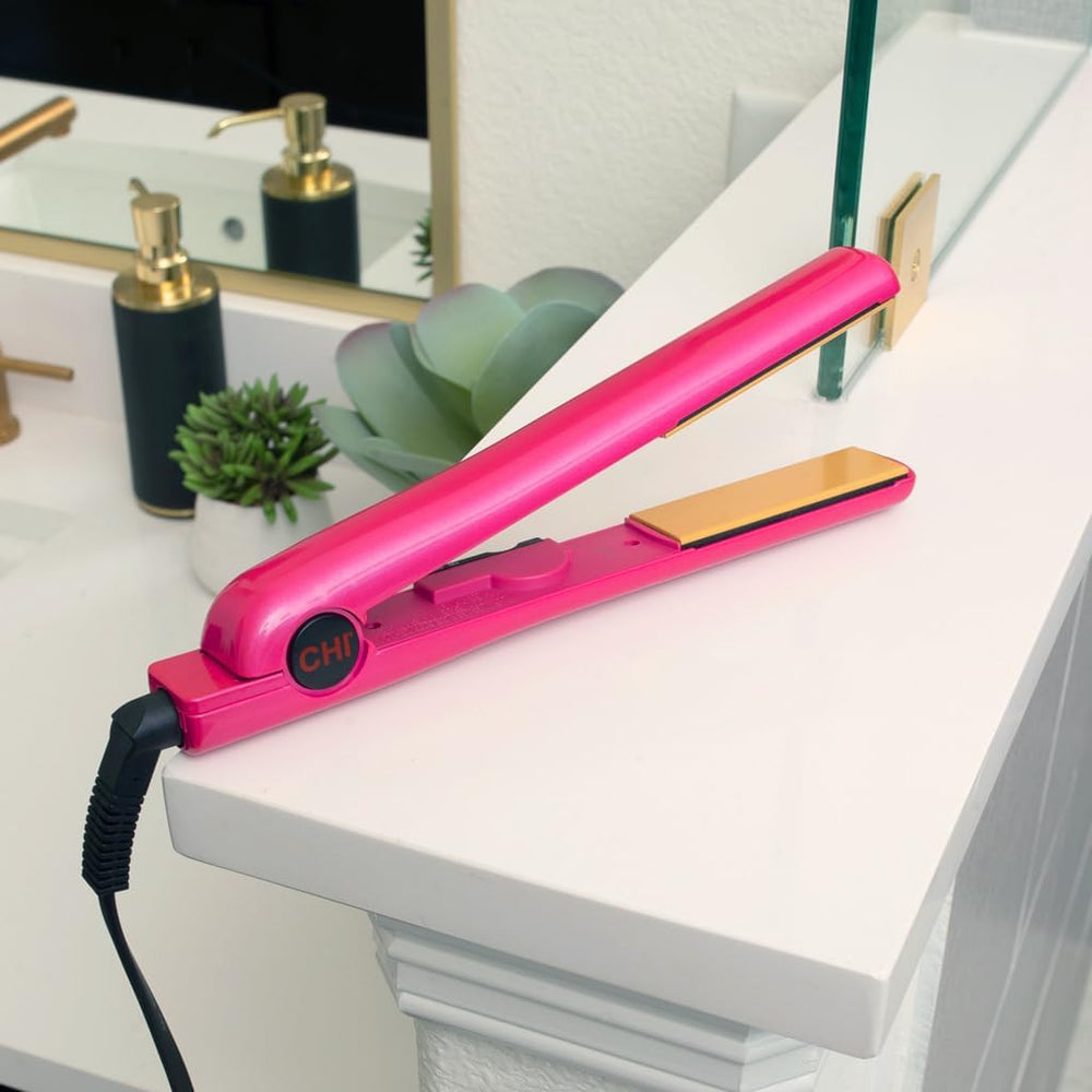 CHI Tourmaline flat iron even heat distribution to reduce static
