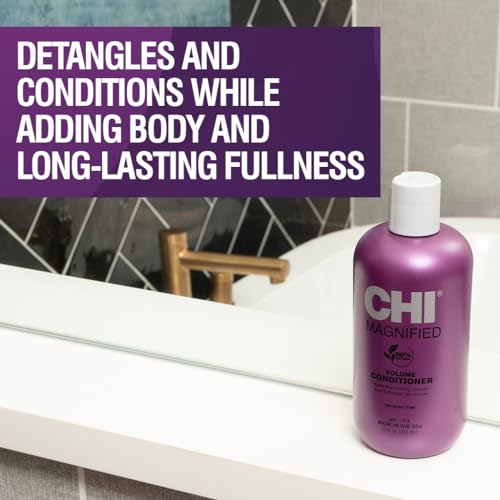 CHI Volumen Magnificado Acondicionador, brillo notable en el cabello
