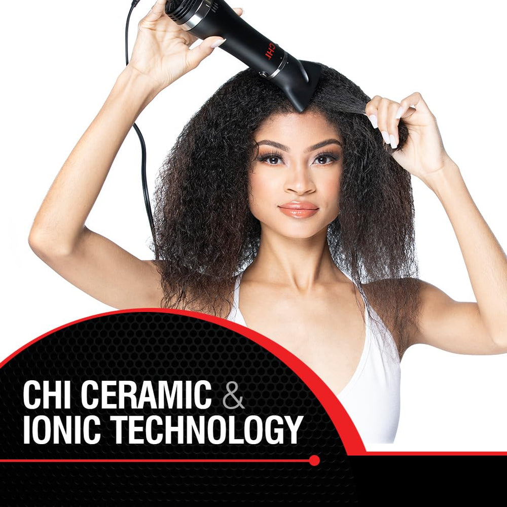 CHI Volumizer 4-in-1 compact diffuser adds root lift and texture.