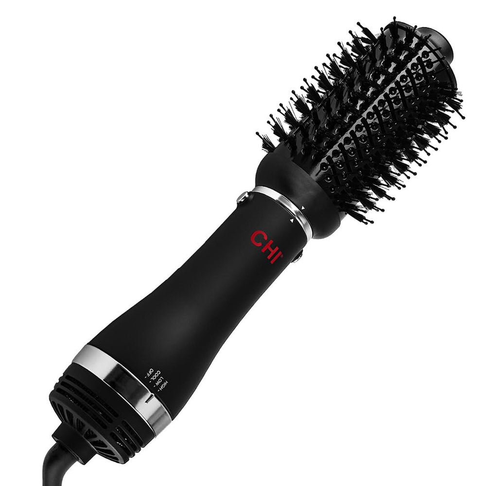 CHI Volumizer 4-in-1 oval brush creates voluminous, smooth blowouts.