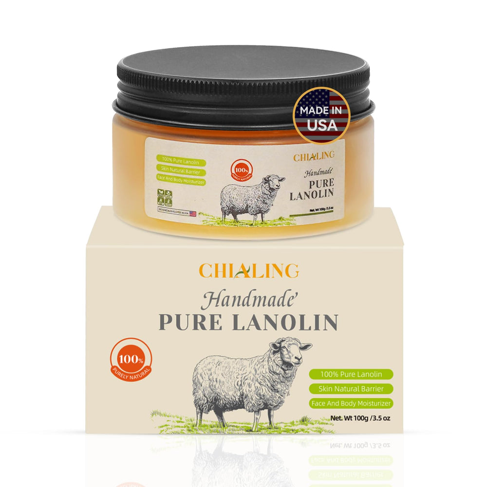 CHIALING Lanolina: bote de crema para hidratación de la piel.