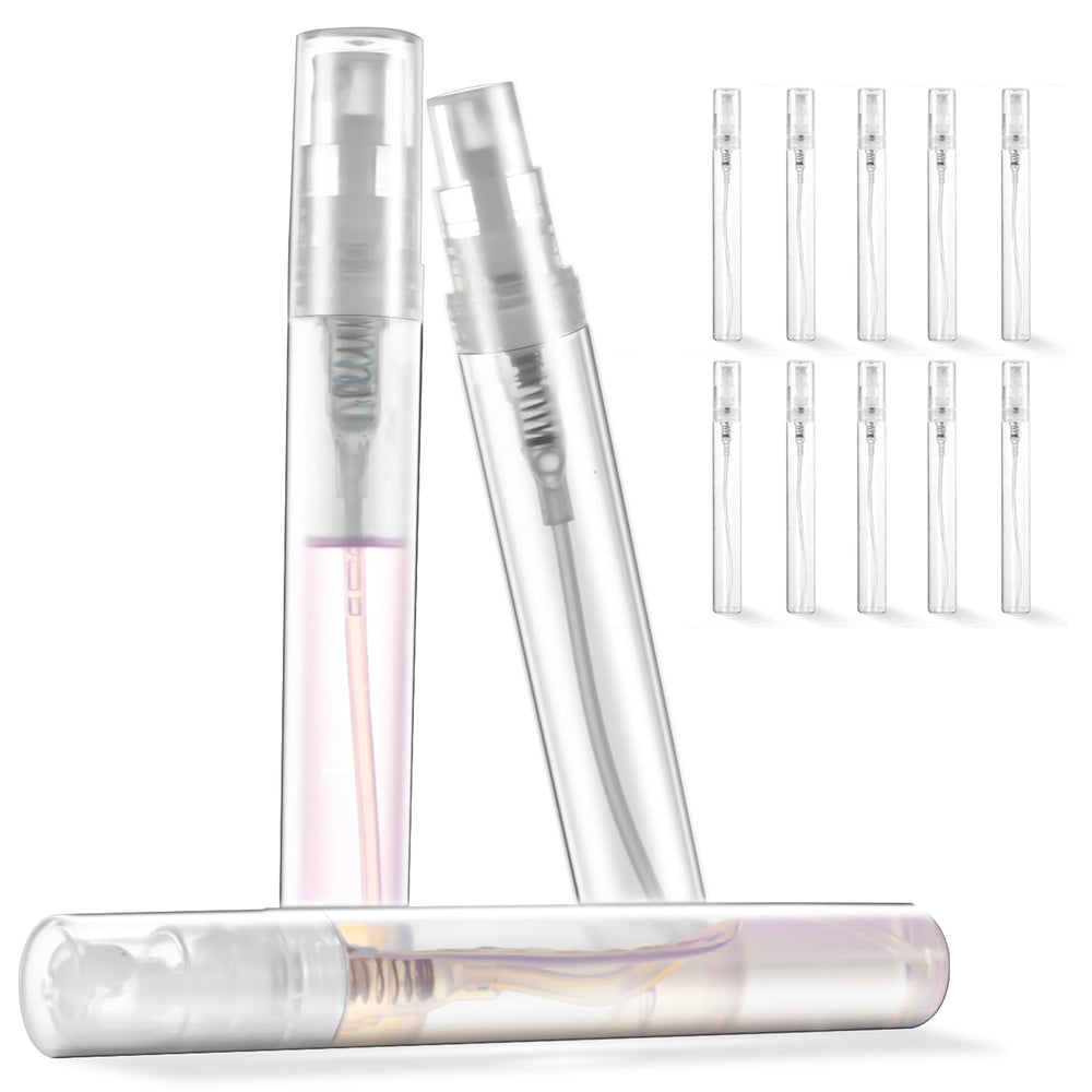 Chiallco mini bottle 10-pack, 5 ml capacity, ideal for travel and labeling.