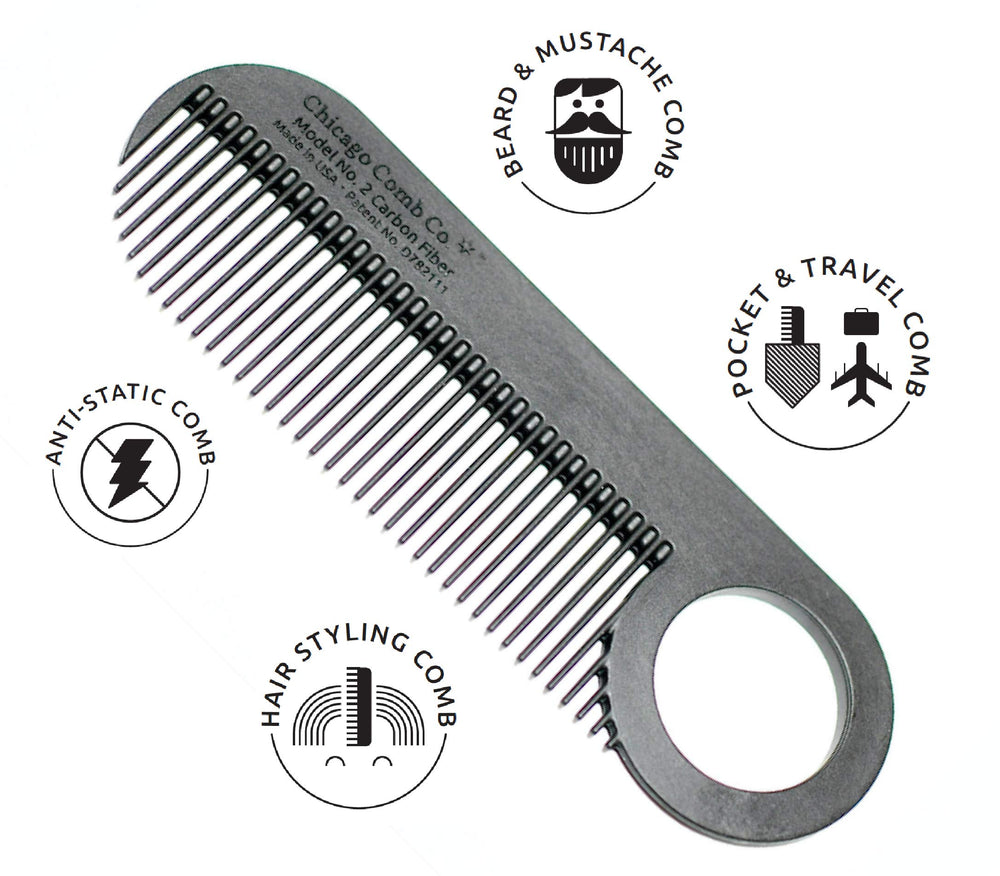 Chicago Comb Model 2 is proudly made in USA with durable construction.