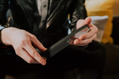 Chicago Comb Model 6 carbon fiber fine-teeth for smooth parting