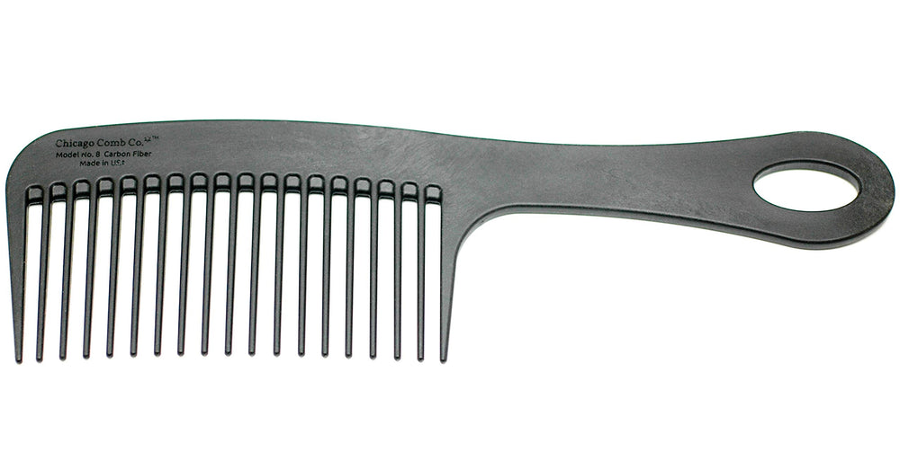 Chicago Comb Model 8 in-shower use for easy detangling after washing.