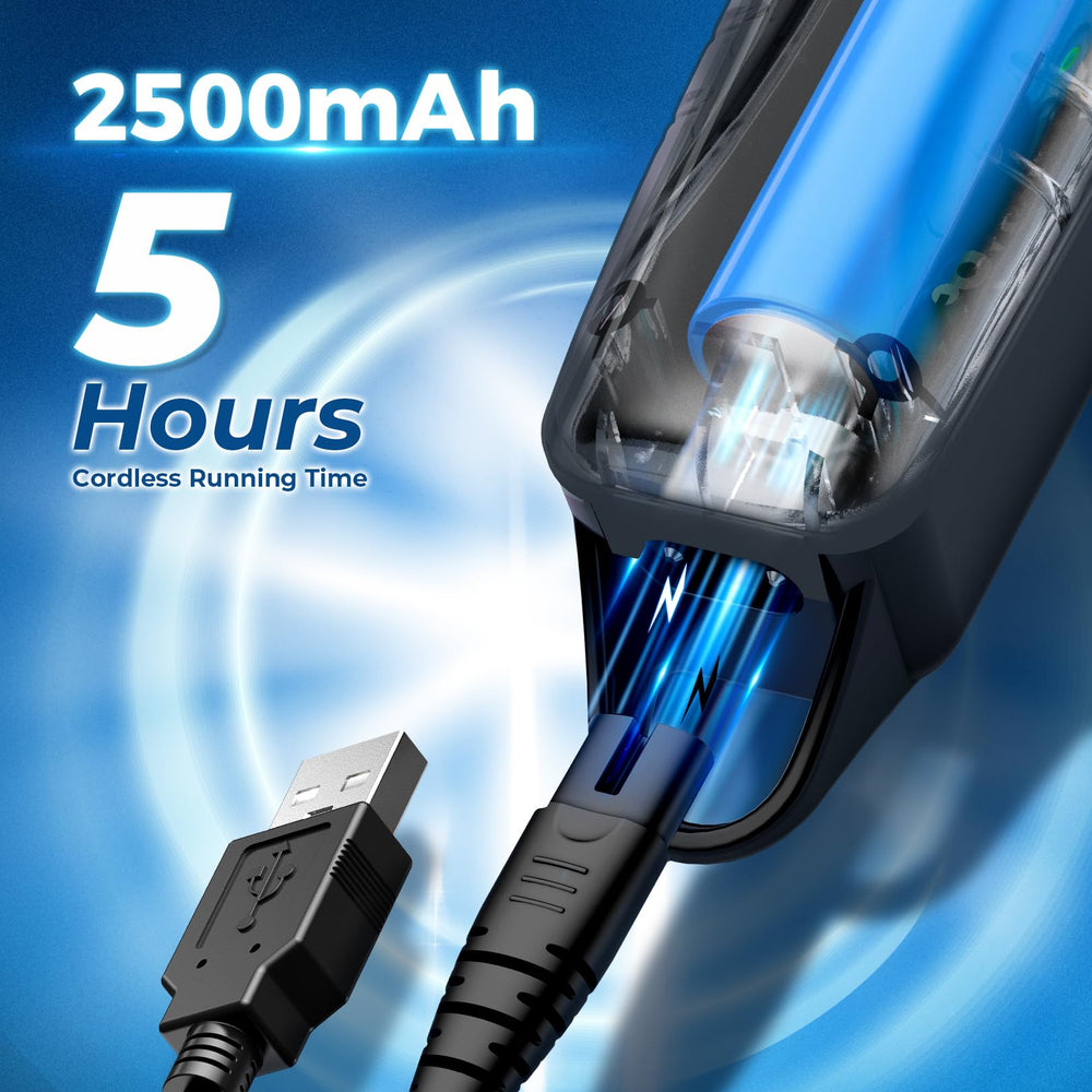 Chicclly hair clippers LED display visible during trimming