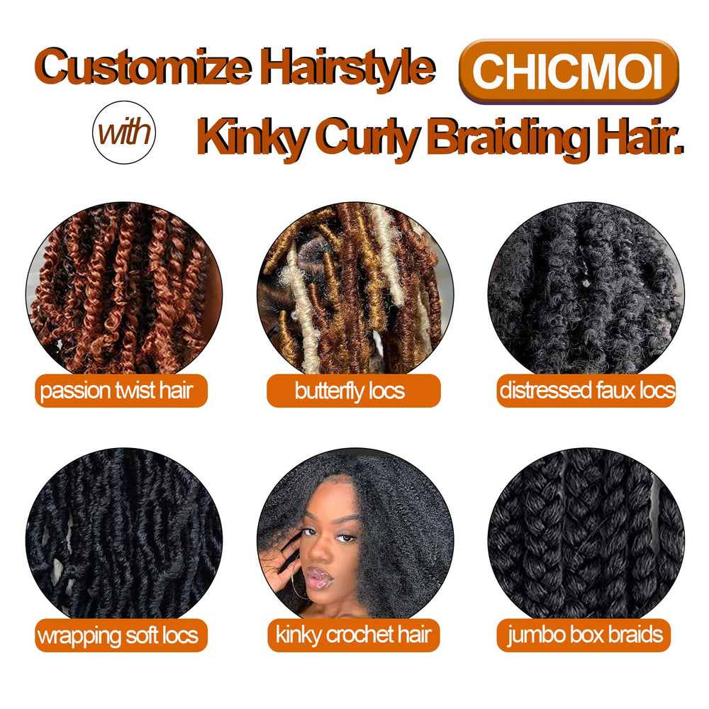 Chicmoi Marley Hair close-up highlights soft, fluffy texture for natural-looking twists